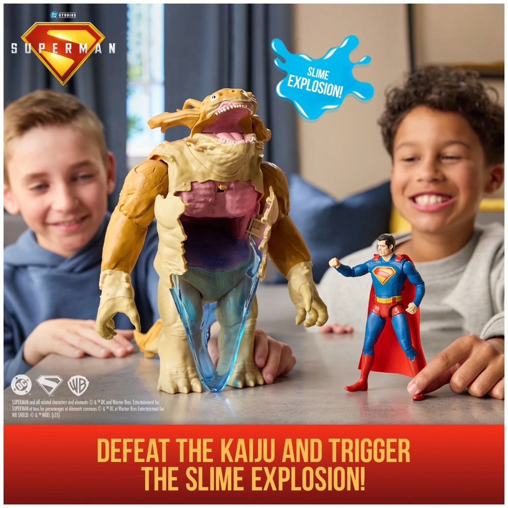 Superman vs.‎ Kaiju Slime Battle Action Figure & Giant Playset Kids Toy NEW - Picture 5 of 6